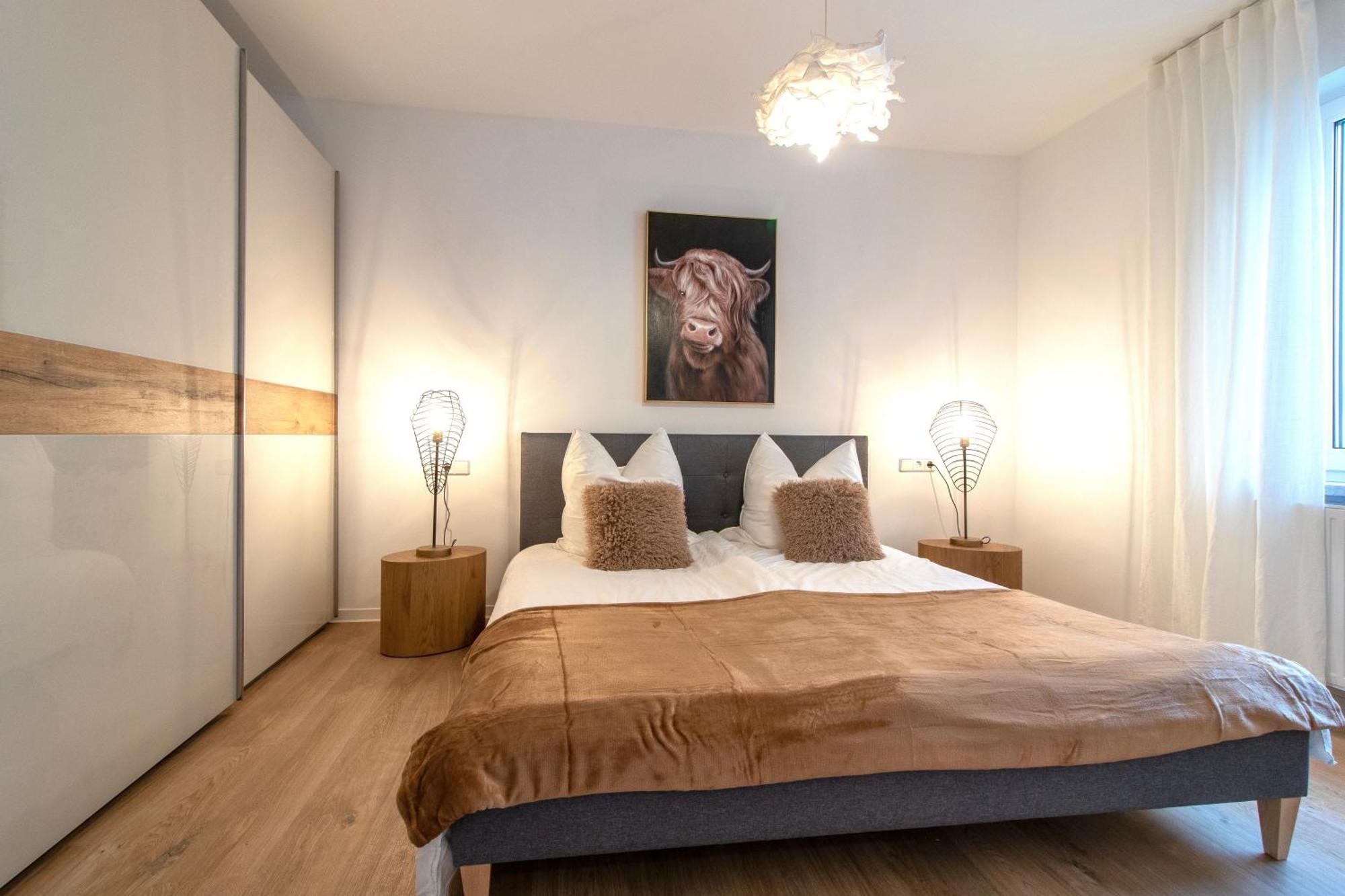 Stilvolles City-Apartment I Netflix I Wlan L Stellplatz I Zentral 施瓦岑贝格 外观 照片
