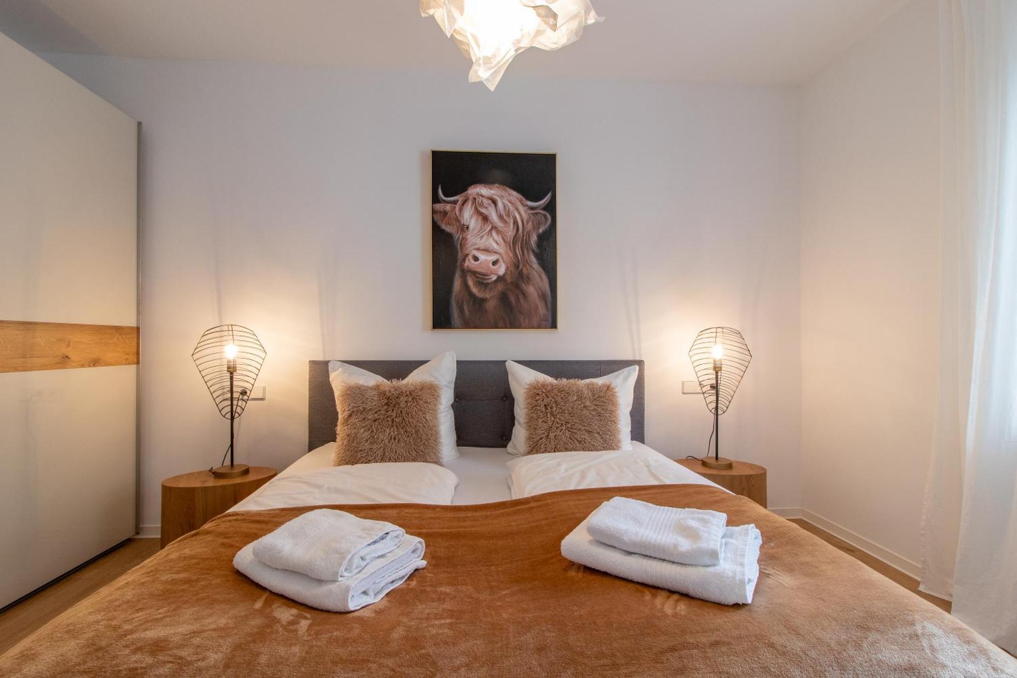 Stilvolles City-Apartment I Netflix I Wlan L Stellplatz I Zentral 施瓦岑贝格 外观 照片