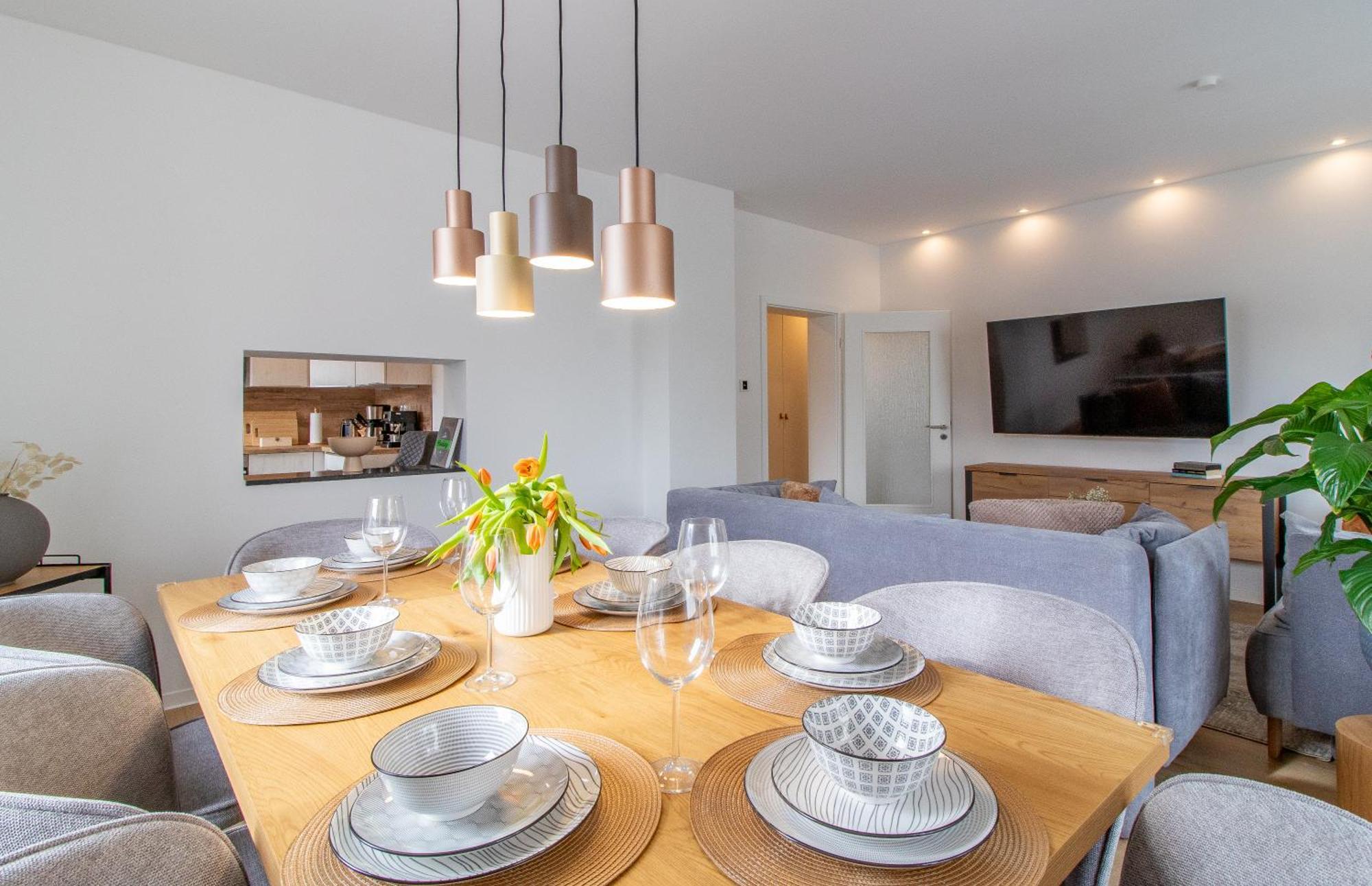 Stilvolles City-Apartment I Netflix I Wlan L Stellplatz I Zentral 施瓦岑贝格 外观 照片