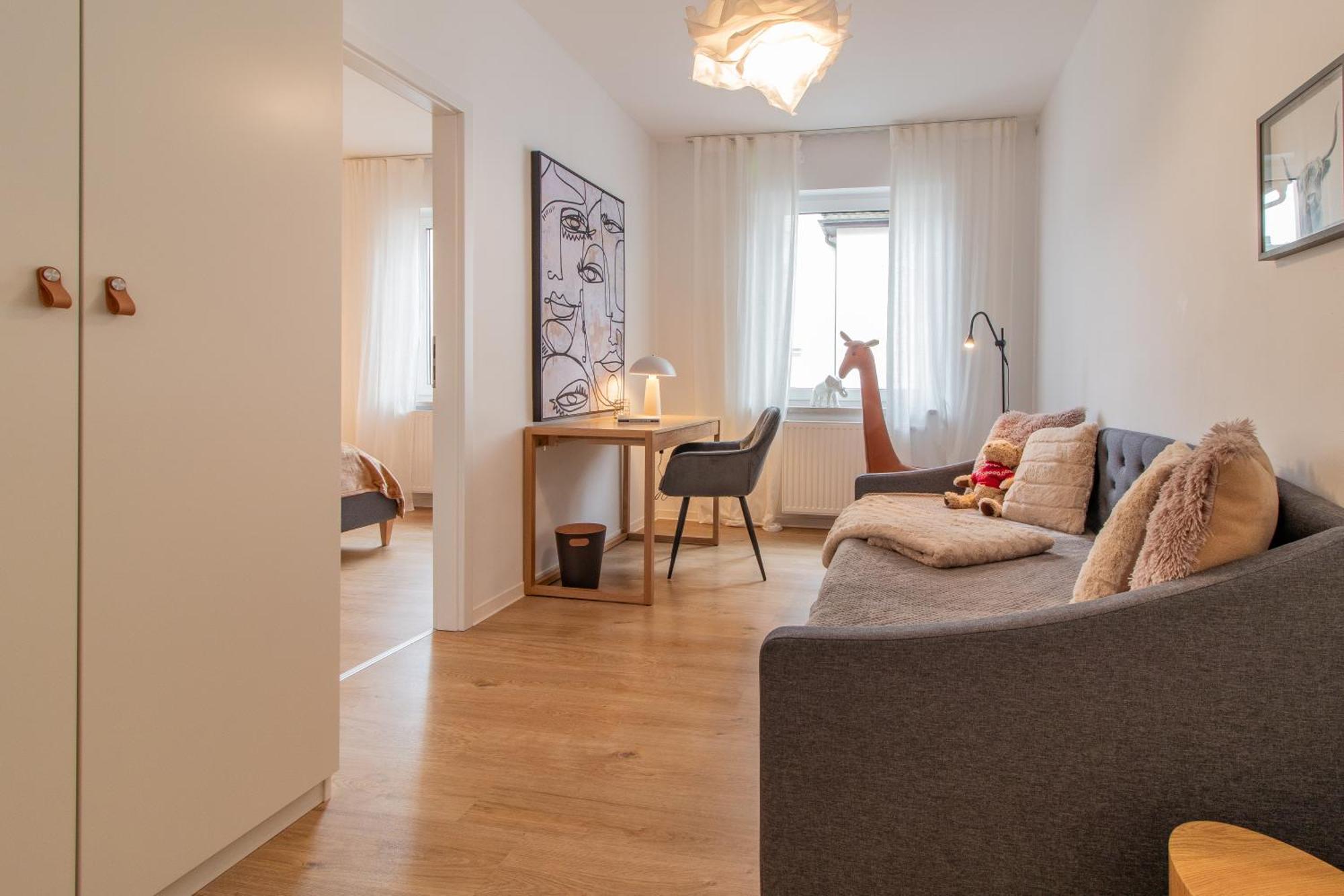 Stilvolles City-Apartment I Netflix I Wlan L Stellplatz I Zentral 施瓦岑贝格 外观 照片