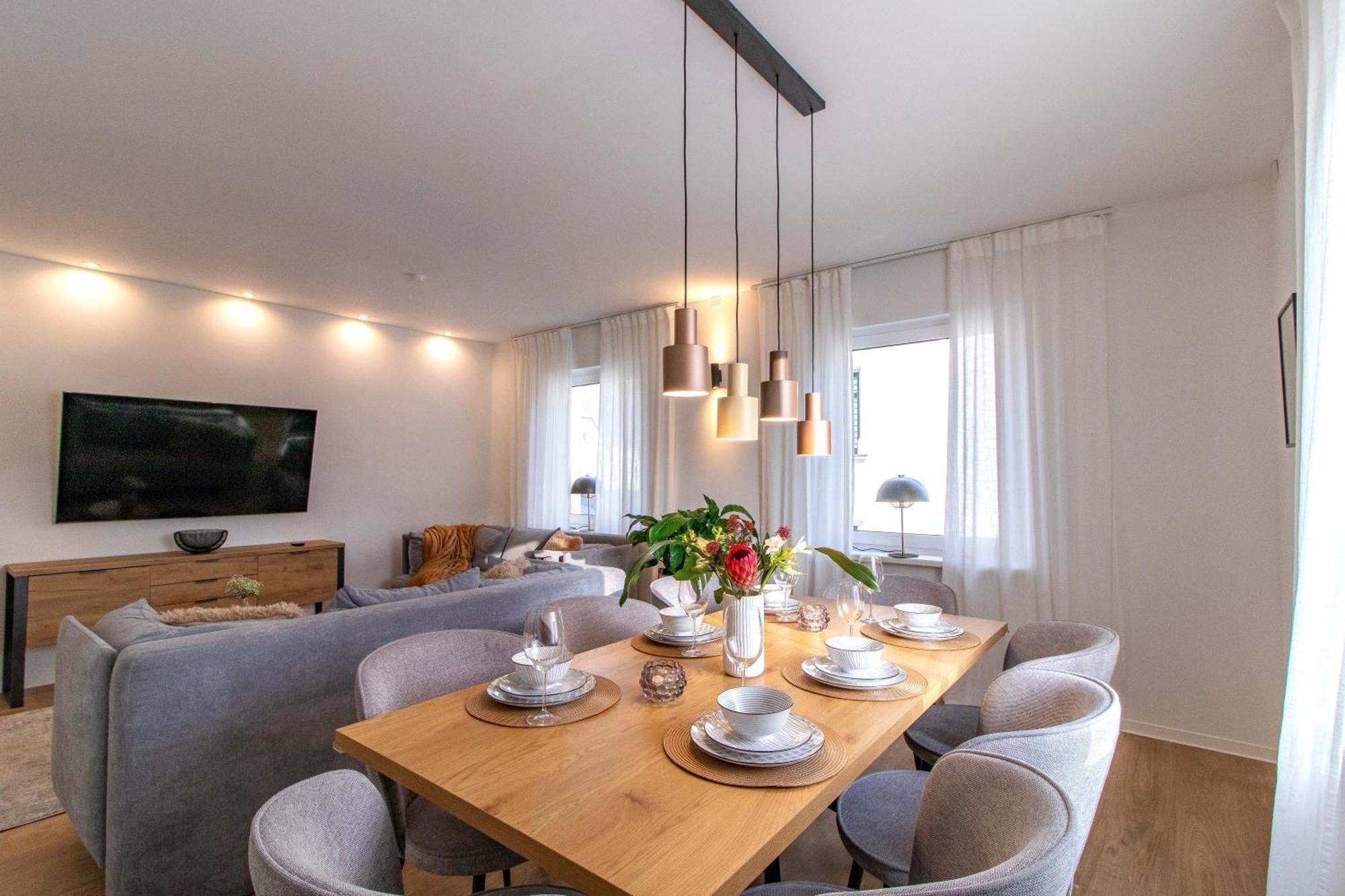 Stilvolles City-Apartment I Netflix I Wlan L Stellplatz I Zentral 施瓦岑贝格 外观 照片