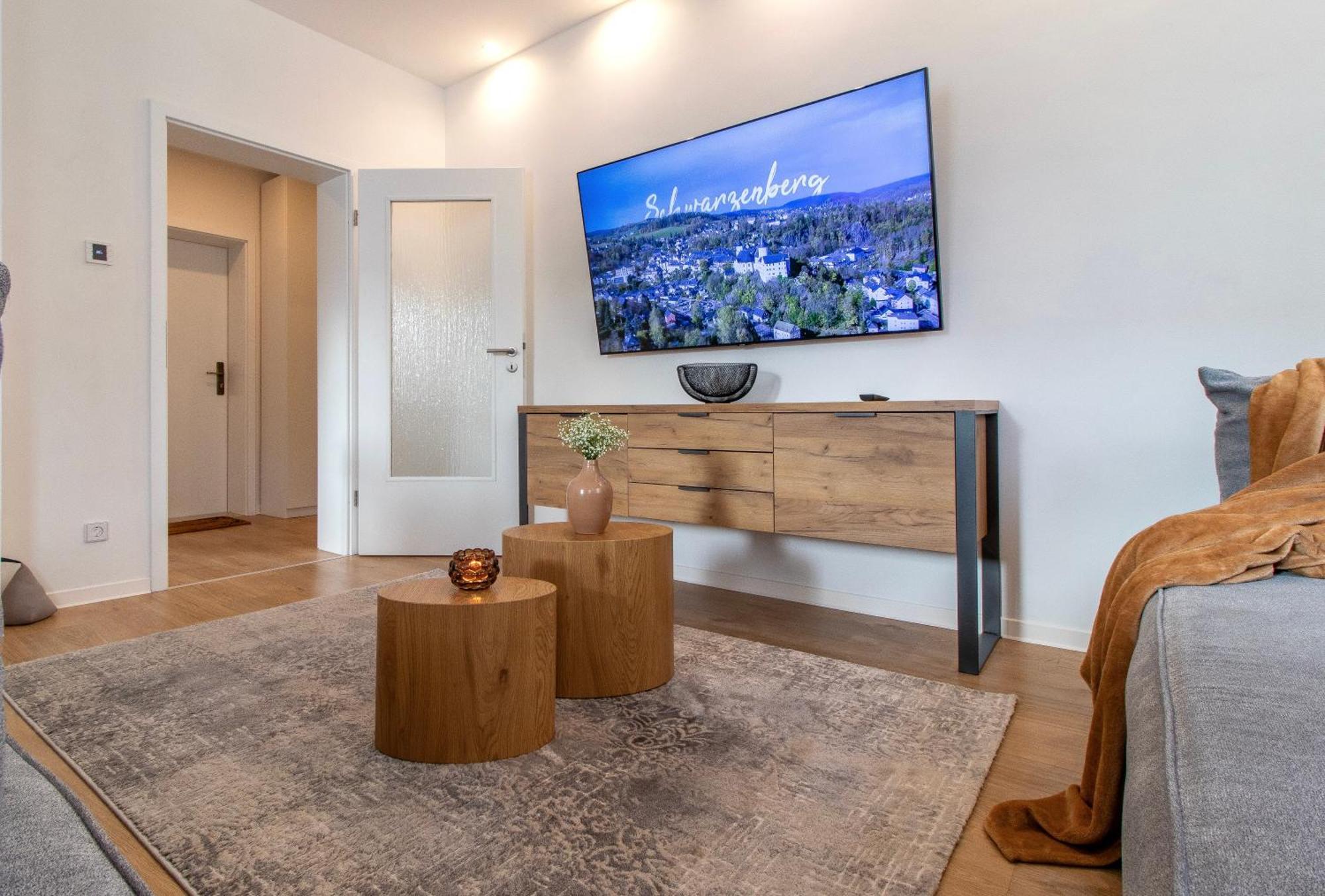 Stilvolles City-Apartment I Netflix I Wlan L Stellplatz I Zentral 施瓦岑贝格 外观 照片