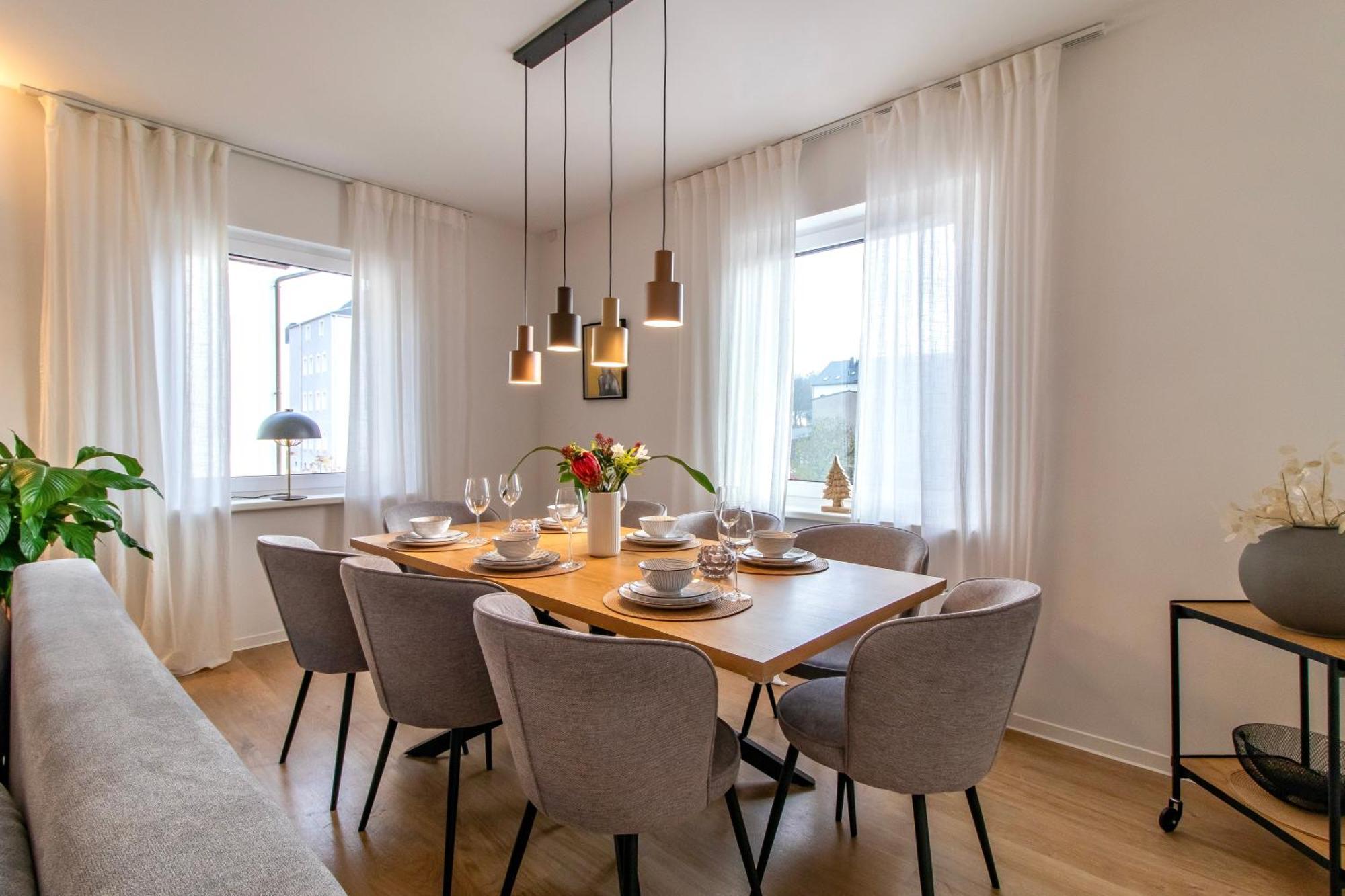 Stilvolles City-Apartment I Netflix I Wlan L Stellplatz I Zentral 施瓦岑贝格 外观 照片